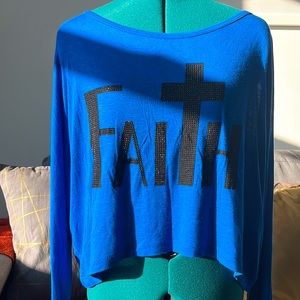 FOREVER21 | Long Sleeve Faith Tee